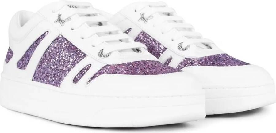 Jimmy Choo Low-Top Sneakers Hawaii Glitter Sneakers in meerkleurig