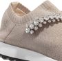 Jimmy Choo Verona Crystal Embellished Knit Sneakers Beige Dames - Thumbnail 7