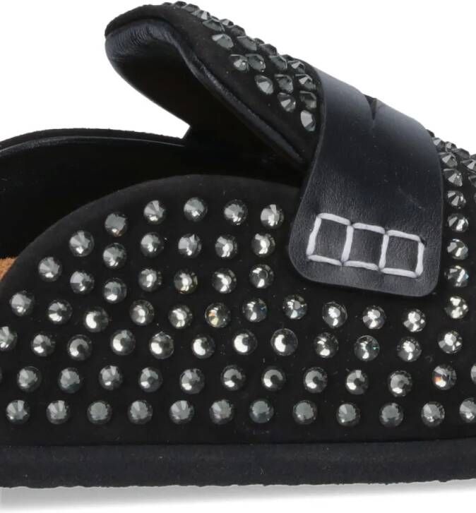 J.W.Anderson Slippers & Mules Crystal Detail Mules in zwart
