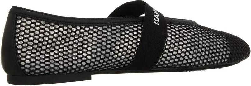 Karl Lagerfeld Ballerinas Karo Mesh Pump in zwart