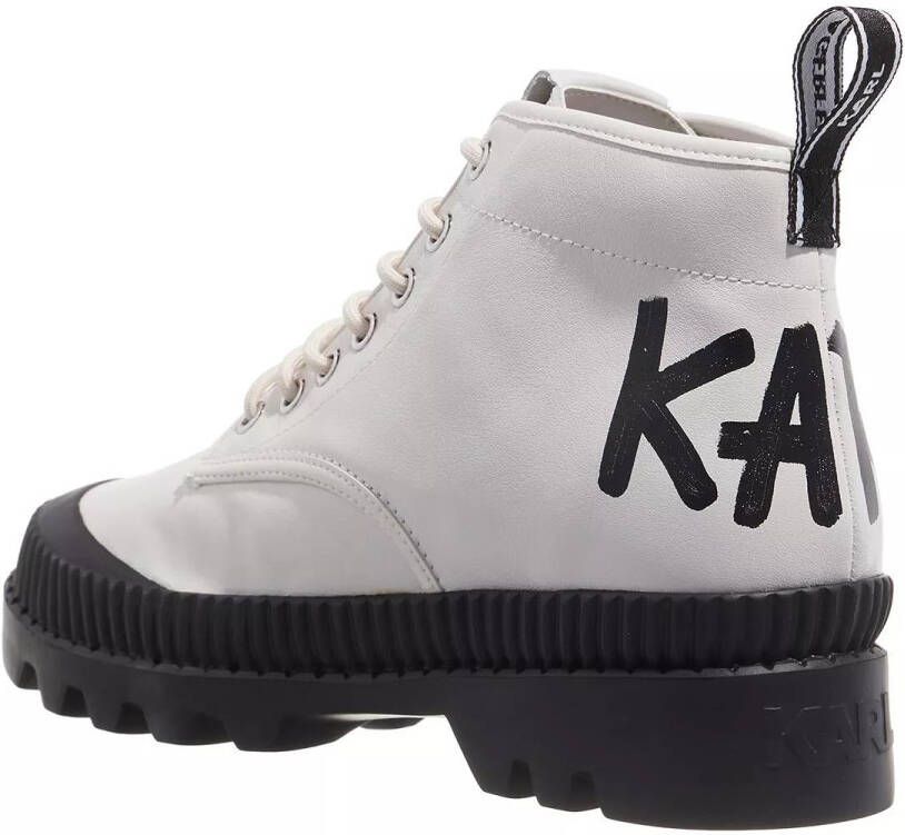 Karl Lagerfeld Boots & laarzen Brush Logo Hiker in wit