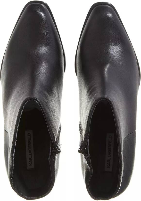 Karl Lagerfeld Boots & laarzen Ikon Heel Short Zip Boot in zwart