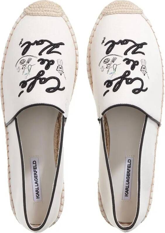 Karl Lagerfeld Espadrilles Kamini Duo Café De Karl Slip On in crème