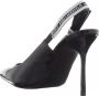 Karl Lagerfeld Hoge hakken Sarabande Ribbon Sling in zwart - Thumbnail 2