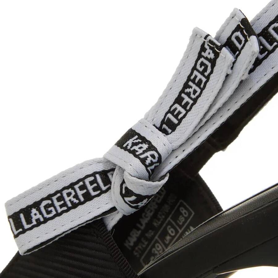 Karl Lagerfeld Hoge hakken Sienna Ribbon Sling in zwart