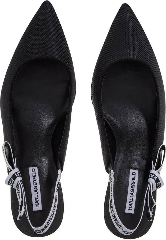 Karl Lagerfeld Hoge hakken Sienna Ribbon Sling in zwart