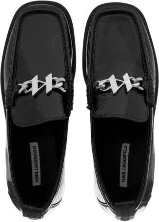 Karl Lagerfeld Loafers & ballerina schoenen Mokassino Ii Kl Chain Loafer in zwart
