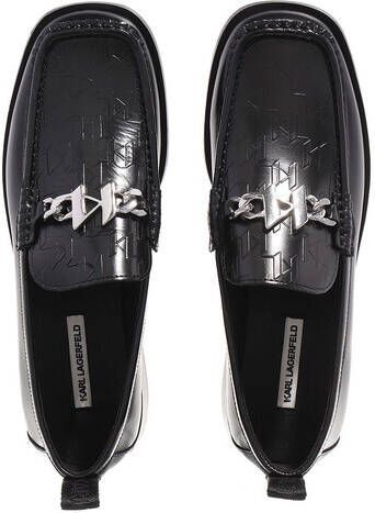 Karl Lagerfeld Loafers & ballerina schoenen MOKASSINO II Monoboss Chain Loaf in zwart