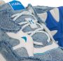 Karl Lagerfeld Low-Top Sneakers Blaze Strike Lace Denim Mix in blauw - Thumbnail 3
