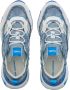 Karl Lagerfeld Low-Top Sneakers Blaze Strike Lace Denim Mix in blauw - Thumbnail 4