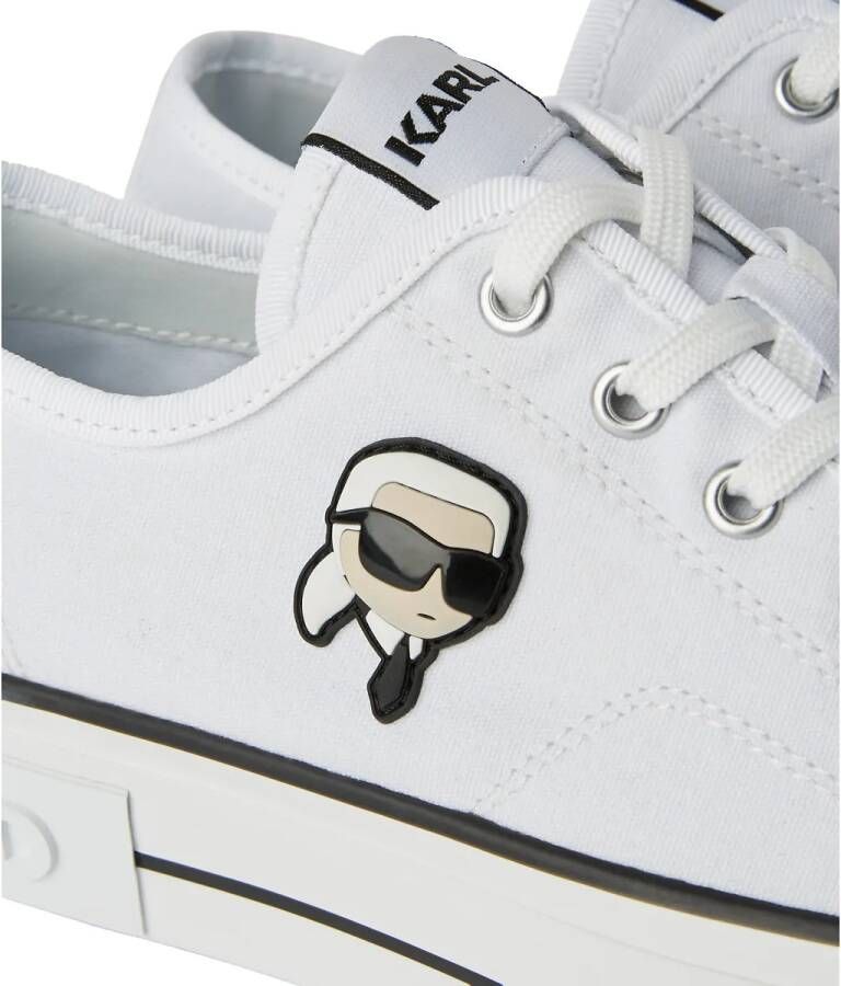 Karl Lagerfeld Low-Top Sneakers Kampus Max Nft Patch Lo Lace in wit