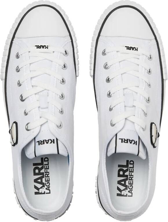 Karl Lagerfeld Low-Top Sneakers Kampus Max Nft Patch Lo Lace in wit