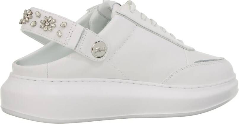 Karl Lagerfeld Low-Top Sneakers Kapri Florastone Sling in wit