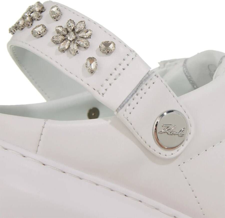 Karl Lagerfeld Low-Top Sneakers Kapri Florastone Sling in wit