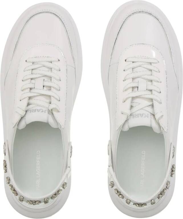 Karl Lagerfeld Low-Top Sneakers Kapri Florastone Sling in wit