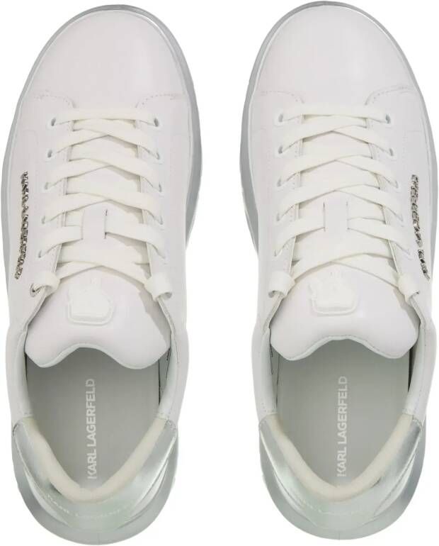Karl Lagerfeld Low-Top Sneakers Kapri Kite Lo Lace Lthr in wit