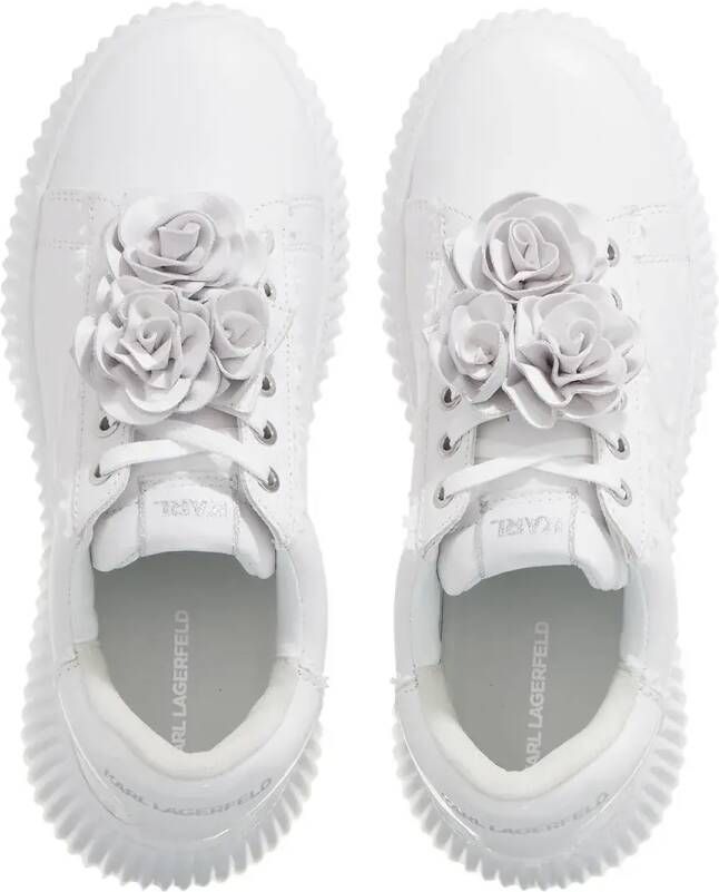 Karl Lagerfeld Low-Top Sneakers Kreeper Lo Signia Flora Trim in wit