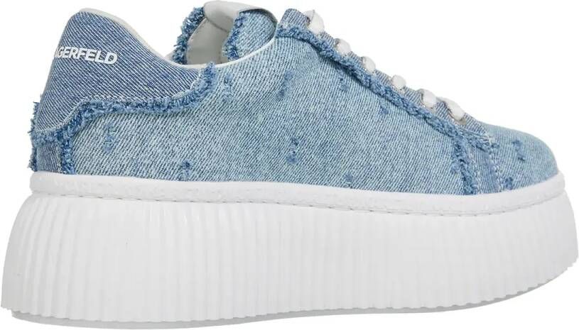 Karl Lagerfeld Low-Top Sneakers Kreeper Lo Signia Mix Lo Lace in blauw
