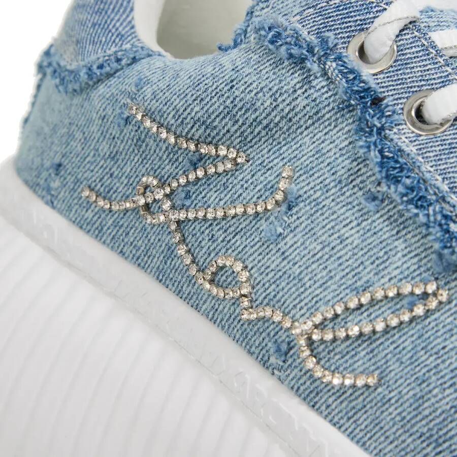 Karl Lagerfeld Low-Top Sneakers Kreeper Lo Signia Mix Lo Lace in blauw