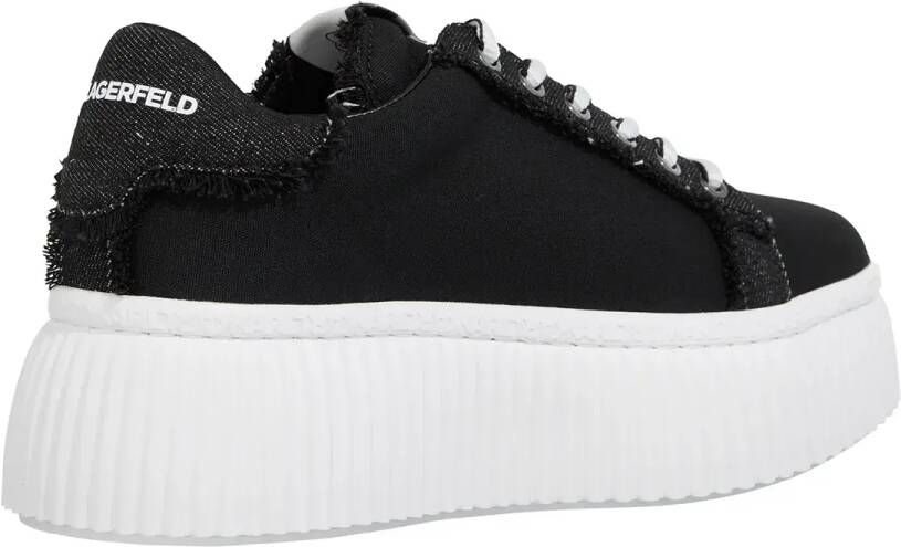 Karl Lagerfeld Low-Top Sneakers Kreeper Lo Signia Mix Lo Lace in zwart