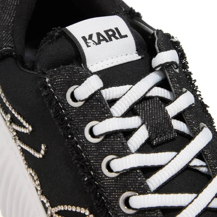 Karl Lagerfeld Low-Top Sneakers Kreeper Lo Signia Mix Lo Lace in zwart