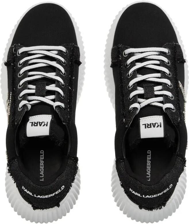 Karl Lagerfeld Low-Top Sneakers Kreeper Lo Signia Mix Lo Lace in zwart