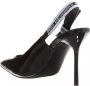 Karl Lagerfeld Hoge hakken Sarabande Ribbon Sling in zwart - Thumbnail 2