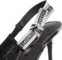 Karl Lagerfeld Hoge hakken Sarabande Ribbon Sling in zwart - Thumbnail 3