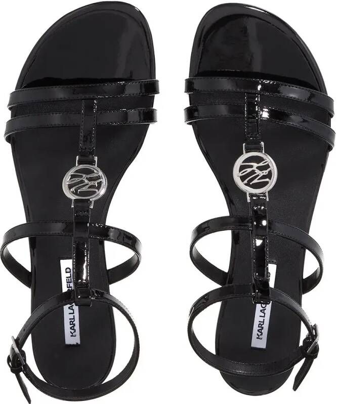 Karl Lagerfeld Sandalen Alisso Signia Link Ankle Strap in zwart