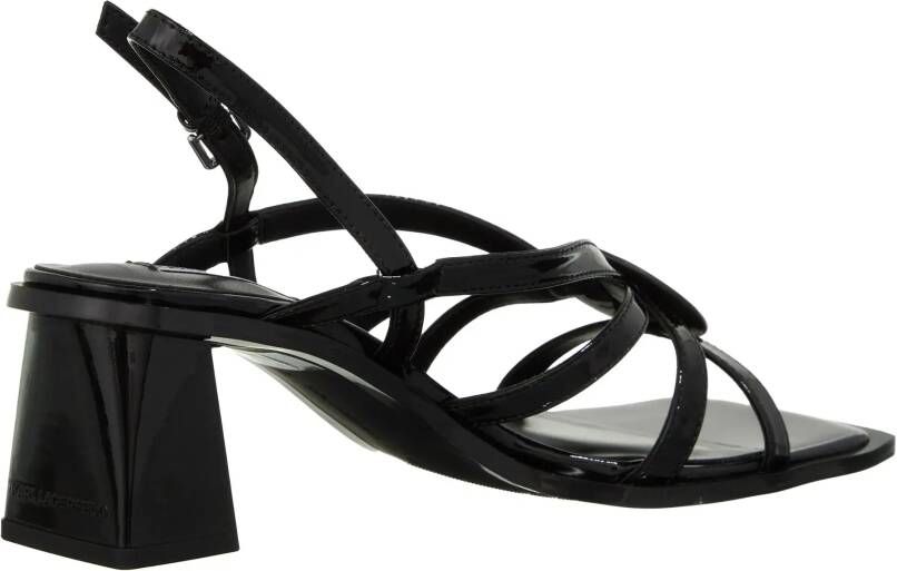 Karl Lagerfeld Sandalen met hak Bekki Strap Sandal in zwart