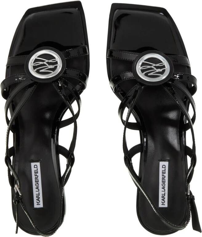 Karl Lagerfeld Sandalen met hak Bekki Strap Sandal in zwart