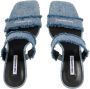 Karl Lagerfeld Sandalen met hak Waverly Double Strap Slide in blauw - Thumbnail 5