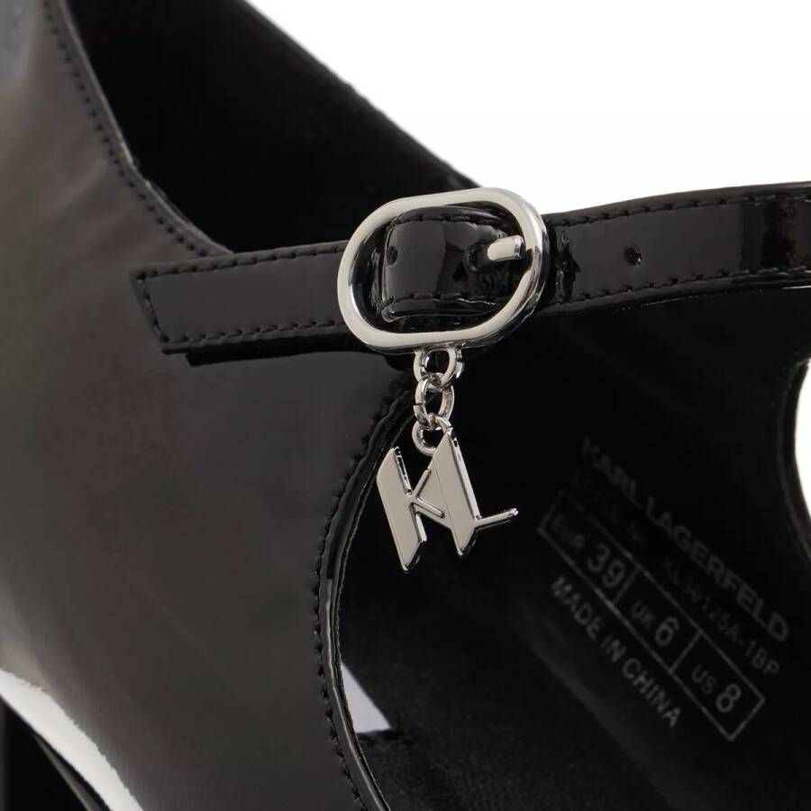 Karl Lagerfeld Sandalen Strada Mary Jane Leather in zwart