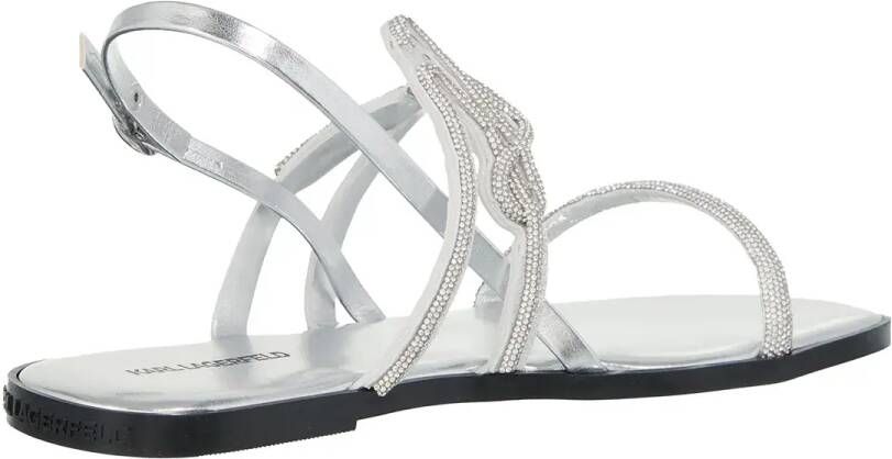 Karl Lagerfeld Slippers & Mules Olympia Karl Signia Slide in zilver