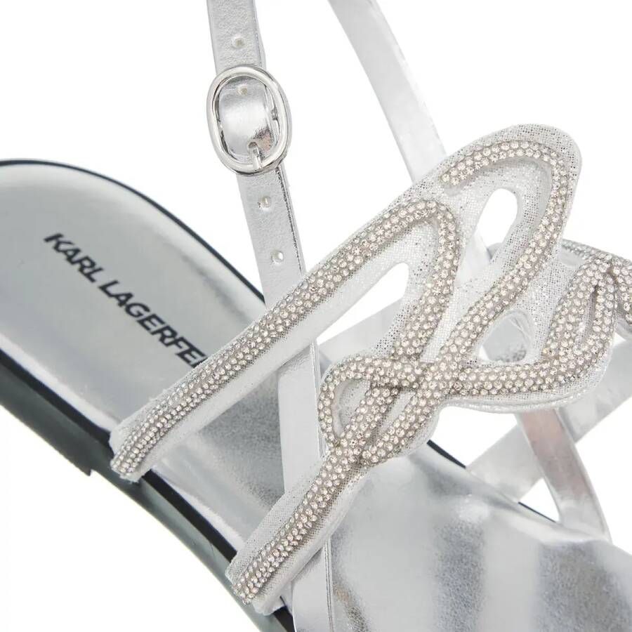Karl Lagerfeld Slippers & Mules Olympia Karl Signia Slide in zilver