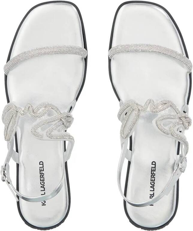 Karl Lagerfeld Slippers & Mules Olympia Karl Signia Slide in zilver