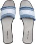 Karl Lagerfeld Slippers & Mules Skoot Ii Border Slide in blauw - Thumbnail 4