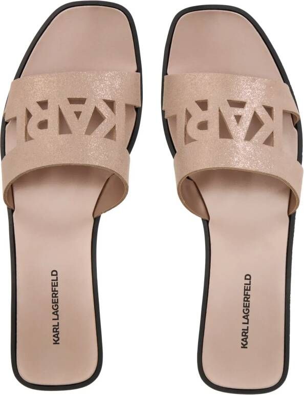 Karl Lagerfeld Slippers & Mules Skoot Ii Karl Cut-Out Sd in poeder roze