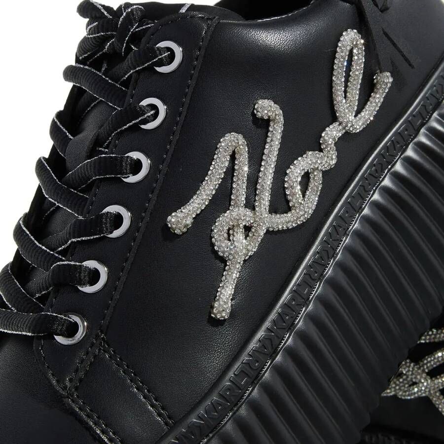 Karl Lagerfeld Sneakers Kreeper Lo Signia Rhinestone Lo in zwart