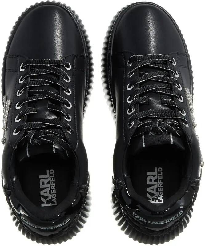 Karl Lagerfeld Sneakers Kreeper Lo Signia Rhinestone Lo in zwart