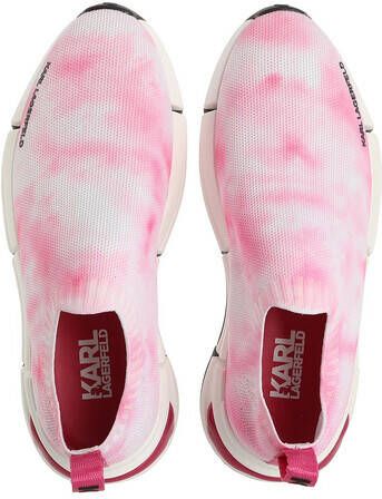 Karl Lagerfeld Sneakers Quadra Tie-Dye Lo Sock in roze