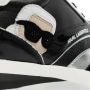 Karl Lagerfeld Zwarte Leren Suède Veterschoenen Black Dames - Thumbnail 9