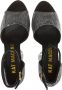 Kat Maconie Kristalversierde Suède Plateau Sandalen Black Dames - Thumbnail 2