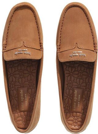 kate spade new york Slippers Deck Suede Moccasin in bruin