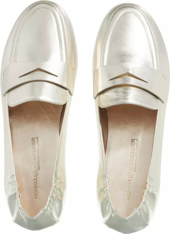 Kennel & Schmenger Loafers & ballerina schoenen Bily in goud