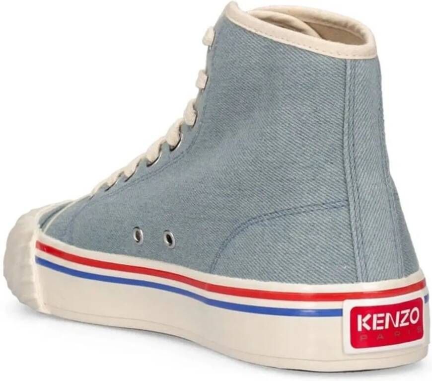 Kenzo Low-Top Sneakers school Logo High-Top Sneakers in blauw
