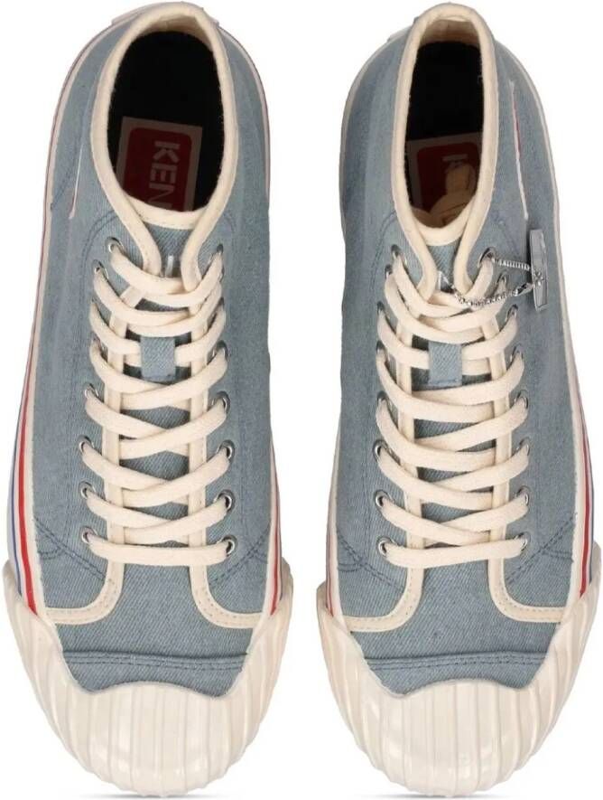 Kenzo Low-Top Sneakers school Logo High-Top Sneakers in blauw