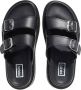 Kenzo Slippers & Mules Leather Sandal Mule in zwart - Thumbnail 6