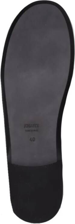 Khaite Black Marcy Flats Ballet Shoes in zwart