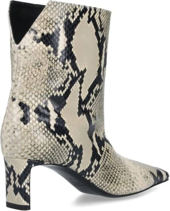 Khaite Boots "Arizona 55" Ankle Boots – Beige in beige